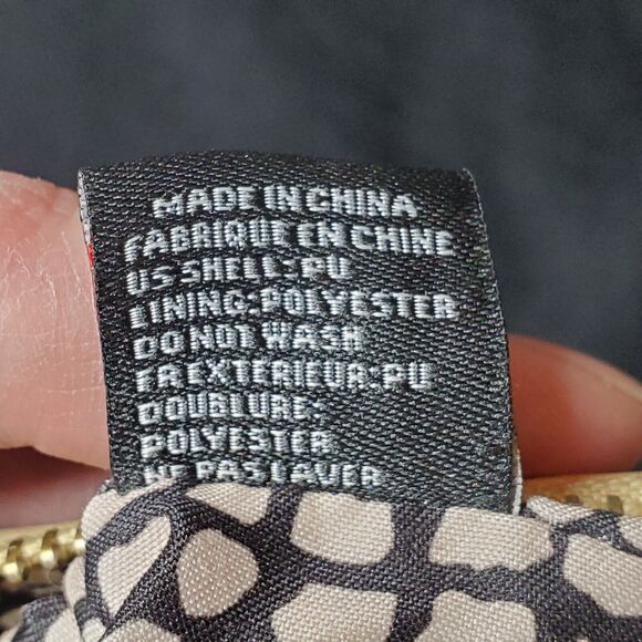 Vegan Quilted Beige Leather Crossbody Purse Clutch Gold Chain Urban Expressions - Picture 13 of 14